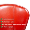 Стул Albert (Альберт) кожа ретро-красный Стул Albert (Альберт) кожа ретро-красный