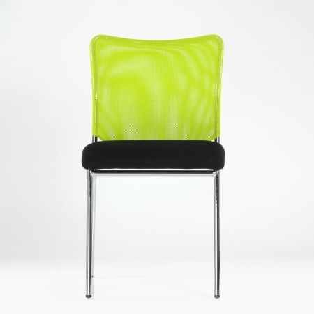 Стул офисный K-26 черно-зеленый