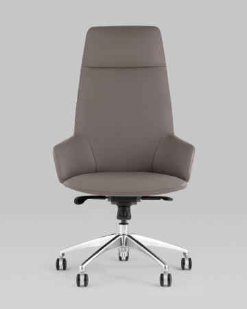 Кресло руководителя Bow TopChairs серый
