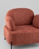 Кресло Кэнди ткань букле коралловый