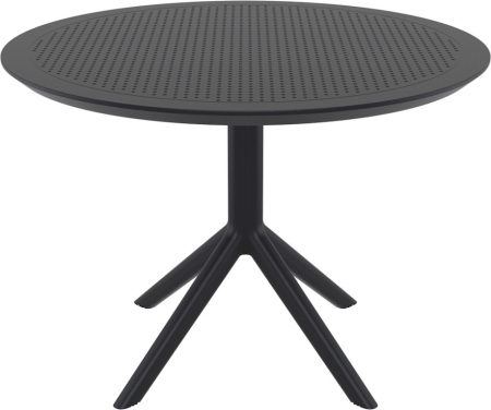 Стол пластиковый Siesta Contract Sky Table Ø105 черный