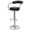 Барный стул Orion черный с мягким сиденьем
