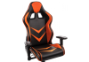 Компьютерное кресло Racer черное, оранжевое
