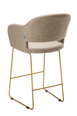 Кресло полубар Oscar Браун/Линк золото Кресло полубар Oscar Браун/Линк золото