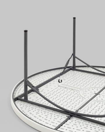 Стол круглый складной пластиковый Кейт 180 Стол круглый складной пластиковый Кейт 180