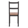 Стул деревянный Соната коричневый, твердое сиденье, без подлокотников