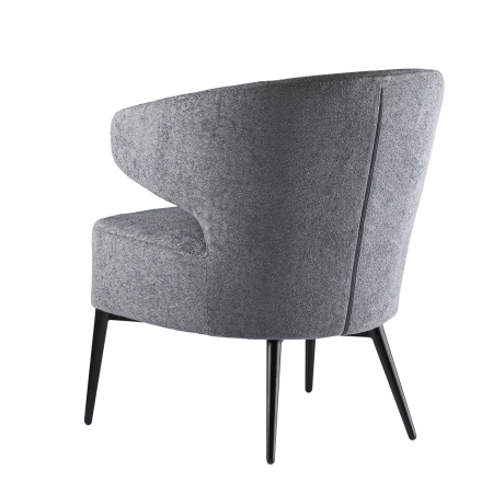 Кресло Робби букле темно-серый MOSS 996