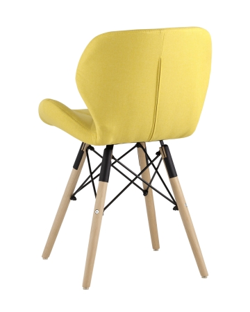 Стул Бон рогожка желтый