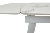 Стол ELIOT 120 GLOSS STATUARIO WHITE SINTERED STONE, WHITE