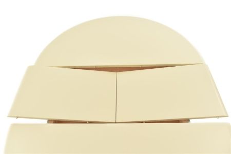 Стол "Фабрицио-1" раздвижной D 1000 тон 10 слоновая кость RAL 1015