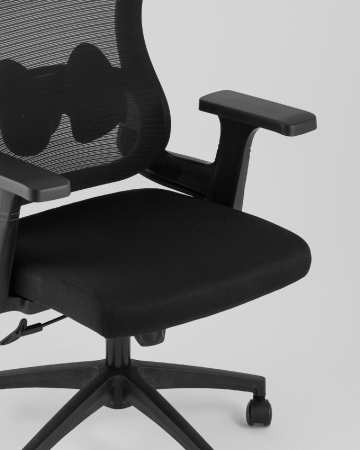 Кресло офисное Petal TopChairs черный