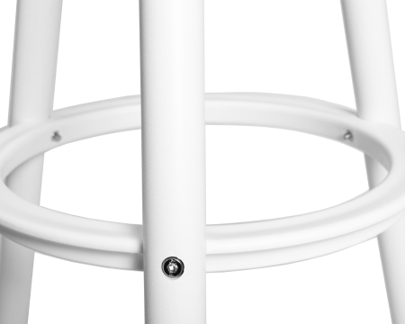 Набор 4 шт Табурет барный ROYCE WHITE, белый (W-02)