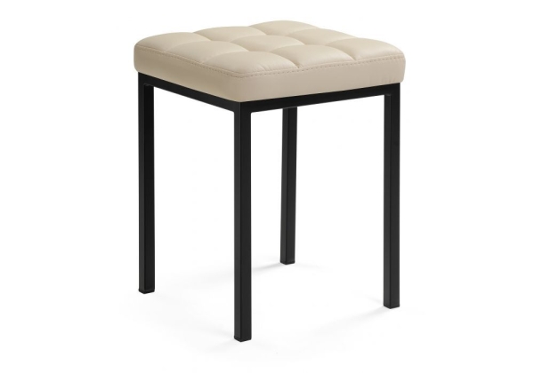 Табурет Байя экокожа d1, черный матовый