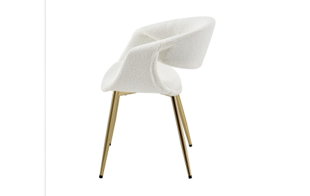 Стул JY1829Q-T белый, золотой