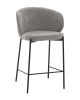 Стул полубарный Тисдейл букле серый