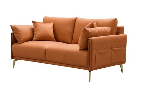 Диван CALIFORNIA NAPPA SF002 (2-х местный) коричневый Диван CALIFORNIA NAPPA SF002 (2-х местный) коричневый