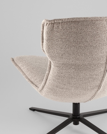 Кресло лаунж Sway светло-серый