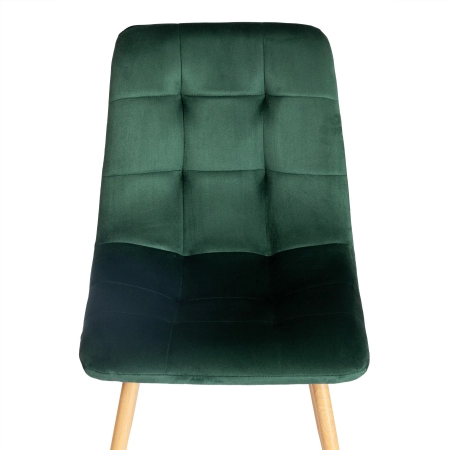 Стул CHILLY (mod. 7094-1) ткань и металл, зеленый и светлое дерево