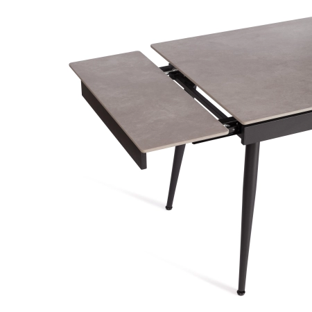 Стол обеденный Lord Grey/Лорд Грей светло-серый и черный