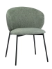 Стул для кухни SOLIS зеленый шенилл ELEMENT, комплект 2шт