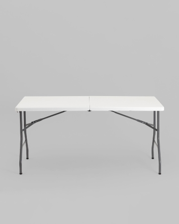 Стол складной чемодан 152*74*74 белый