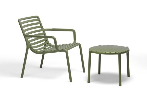 Столик пластиковый журнальный Doga зеленый Столик пластиковый журнальный Doga зеленый