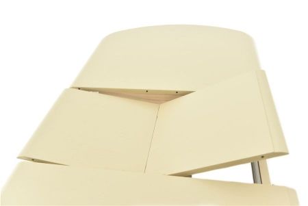 Стол "Прага 110" раздвижной 1100х700 тон 10 слоновая кость RAL 1015