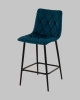 Стул полубарный Одди Diamond велюр синий