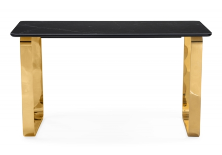 Керамический стол Селена 4 140х80 черный мрамор, золото Керамический стол Селена 4 140х80 черный мрамор, золото