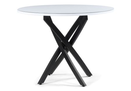 Стол Лауриц черный, белый