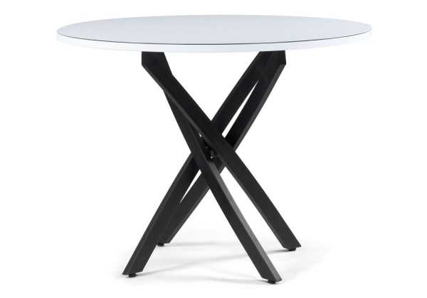 Стол Лауриц черный, белый