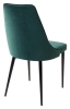Стул NEPAL-P зеленый #19 велюр, черный каркас