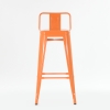 Барный стул Tolix style оранжевый