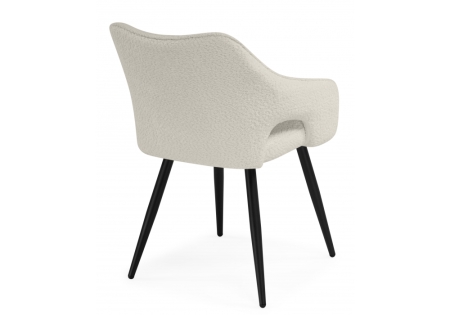 Стул на металлокаркасе Hera бежевый, черный