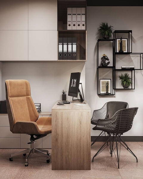 Кресло Thomas черное с черной подушкой