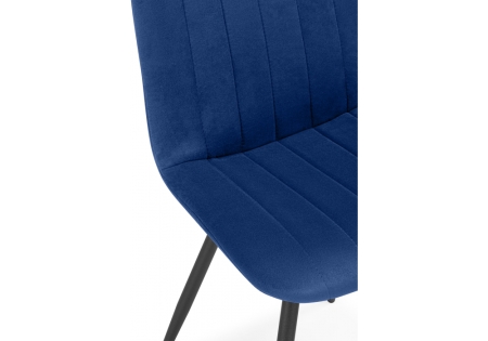 Стул на металлокаркасе Дани синий (zd 798), черный np