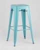 Стул барный TOLIX голубой матовый