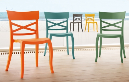 Стул пластиковый PAPATYA XSera-S зеленый