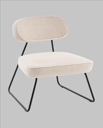 Кресло Kate new ткань букле бежевый