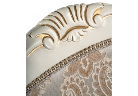 Стул деревянный Керия ткань слоновая кость С65