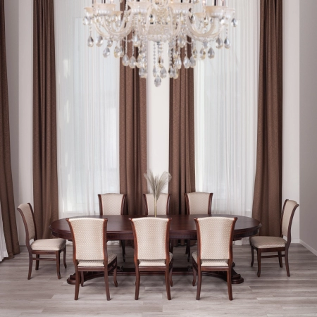 Стол VERSAL овальный, темный