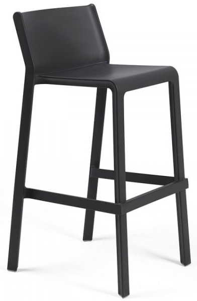 Стул пластиковый барный Nardi Trill Stool антрацит