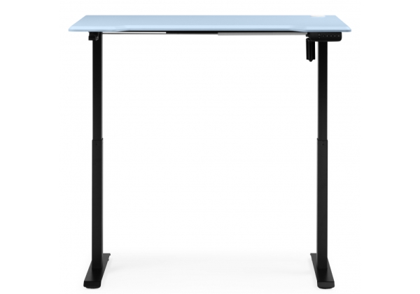 Компьютерный стол Маркос 120х75 голубой, черный