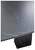 Стол BALDE 140 MATT BLACK MARBLE SOLID CERAMIC, BLACK