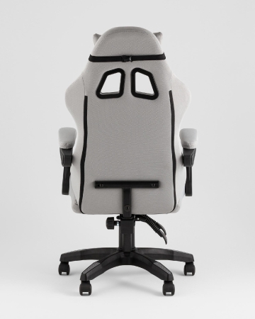 Кресло спортивное TopChairs Druid серый ткань