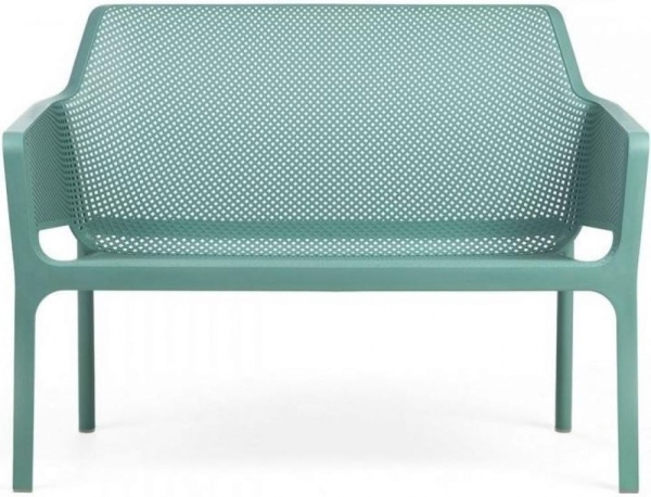 Диван пластиковый Net Bench бирюзовый