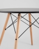 Стол круглый EAMES DSW NEW D=80 черный