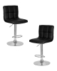 Набор 2 шт Стул барный CANDY, черный