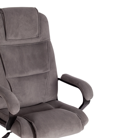 Кресло BERGAMO флок, серый