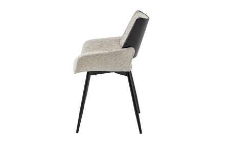 Стул JY6286X-T2 бежевый и черный